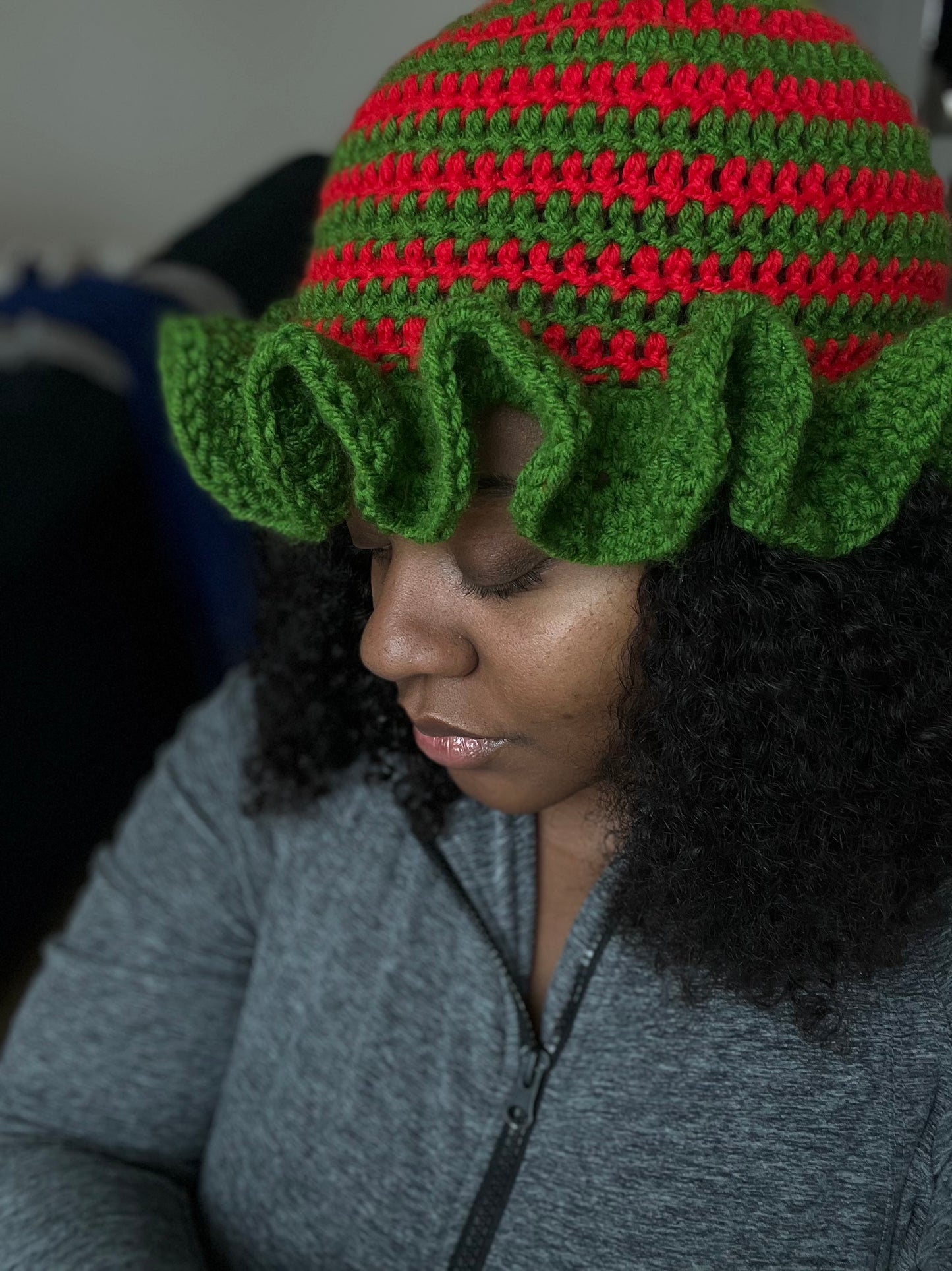 Christmas Wavy Ruffle