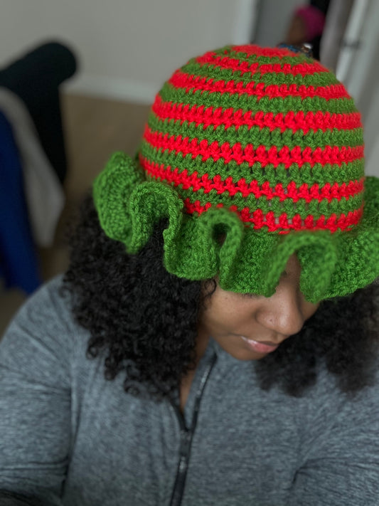 Christmas Wavy Ruffle